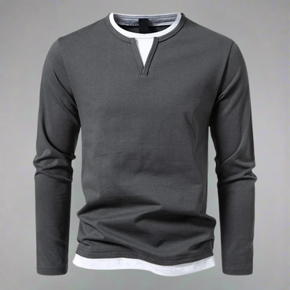 Louis™ | Moderne Shirt met Lange Mouwen