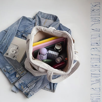 Velora™ | Geribbelde Draagtas