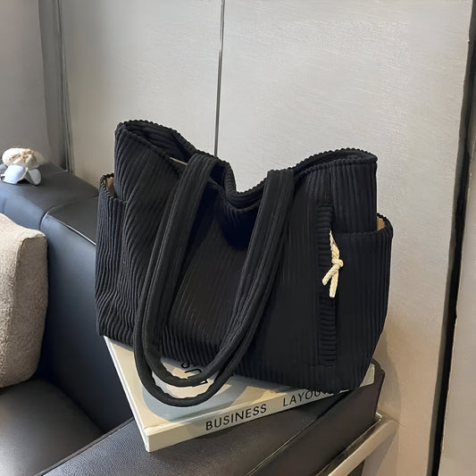 Velora™ | Geribbelde Draagtas